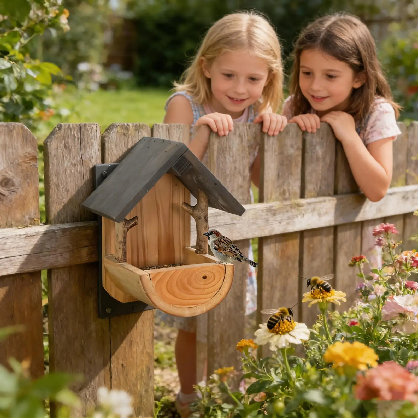 Wall Mount Wooden bird feeder  - đánh giá và giá Watches & Jewelry Repair Center New York