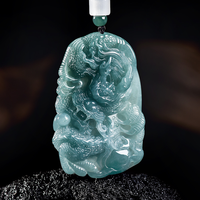 Natural Burmese Jadeite Dragon - đánh giá và giá Jewelry & Watches Company