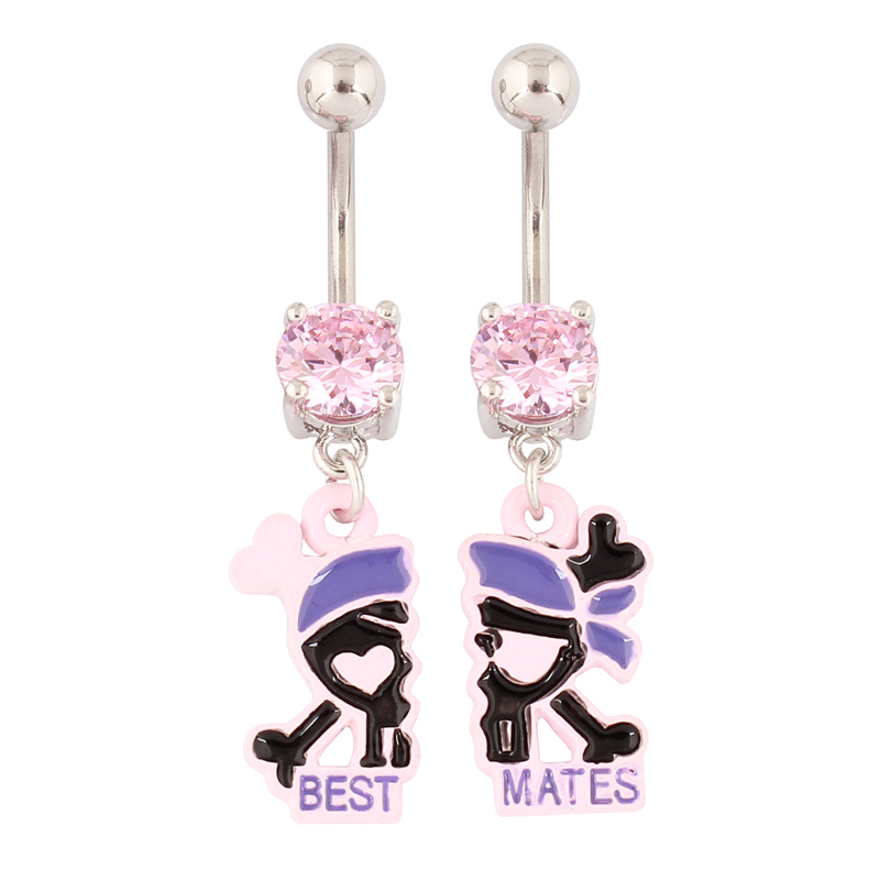 A pair Belly button ring Skull - đánh giá và giá Nick'S Jewelry & Watches Reviews