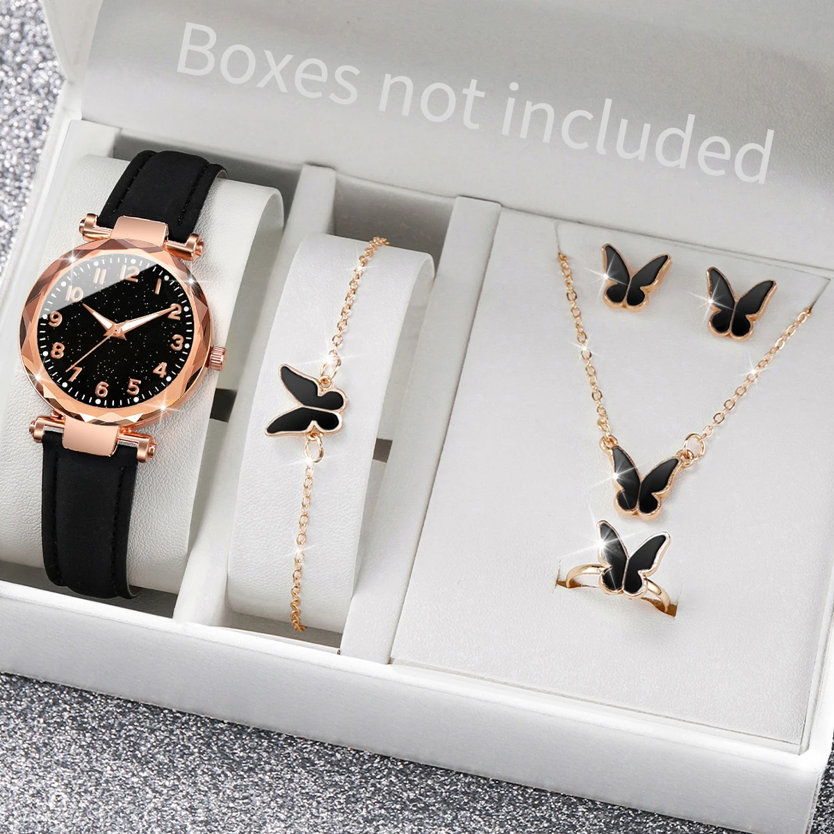 5/6PCS Fashion Women Watches C - đánh giá và giá Jewelry Box Watches Bracelets