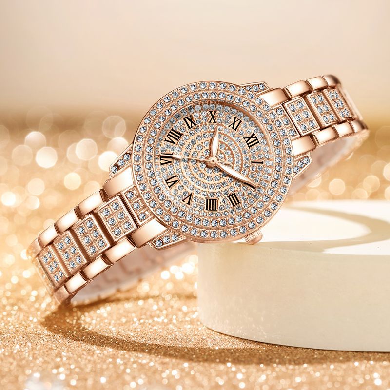 Diamond Roman Pattern Women Qu - đánh giá và giá Jewelry Watches For Kids