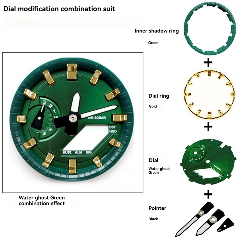 GA2100 Combination suit MOD Ki - đánh giá và giá Casio Watch G-Shock Ga-2100