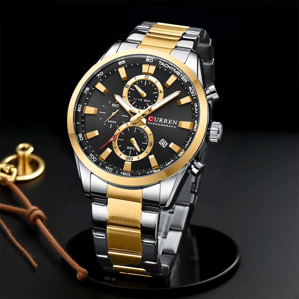 CURREN Casual Quartz Chrono Sp - đánh giá và giá Jewellery Watches