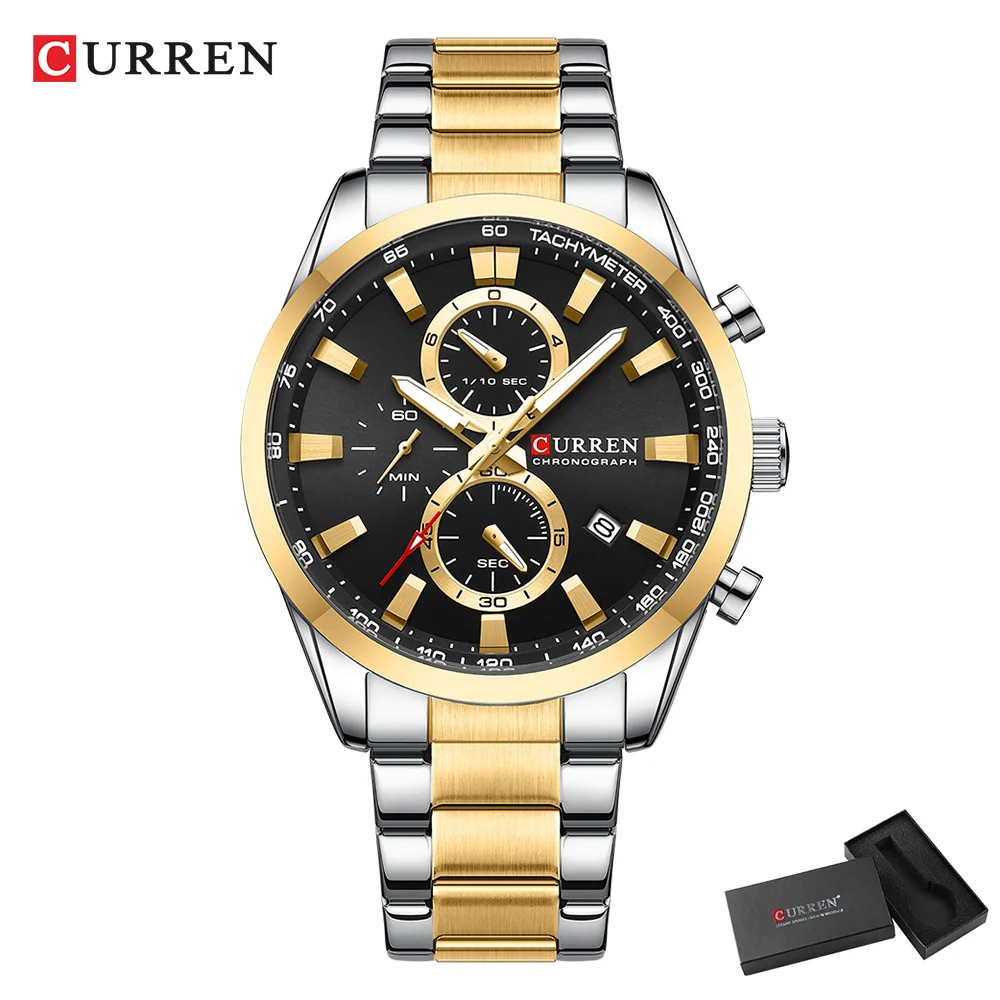 CURREN Casual Quartz Chrono Sp - đánh giá và giá Jewellery Watches