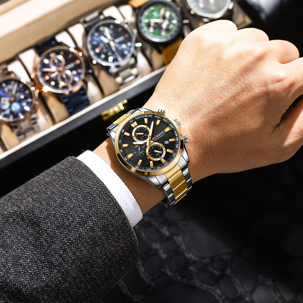 CURREN Casual Quartz Chrono Sp - đánh giá và giá Jewellery Watches