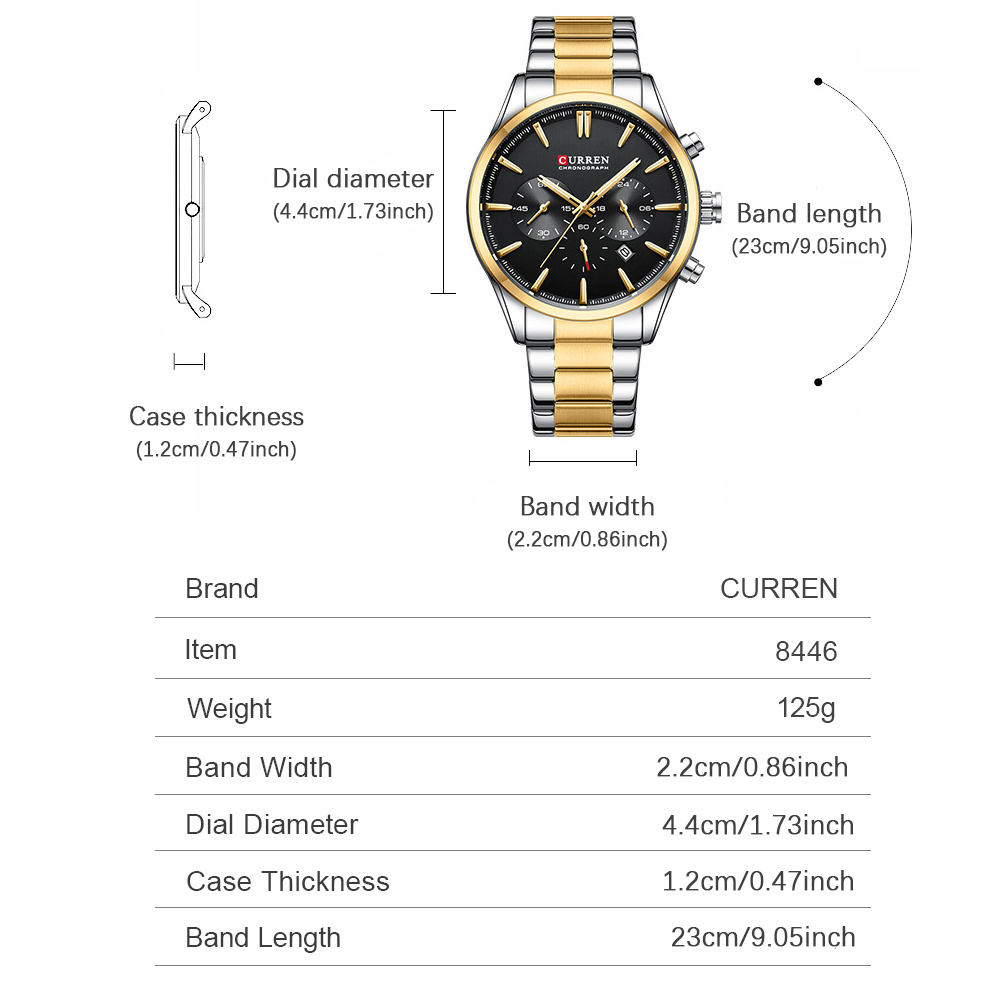 CURREN Casual Quartz Chrono Sp - đánh giá và giá Jewellery Watches