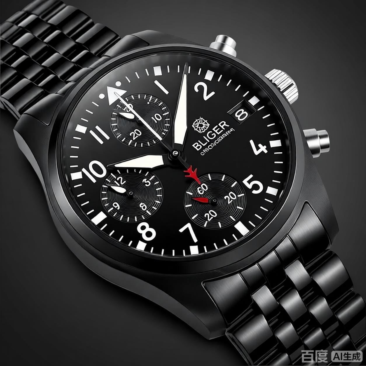 BLIGER Full Black Brushed 38mm - đánh giá và giá Jewellery Watches