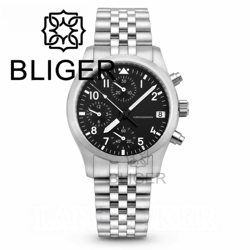 BLIGER Full Black Brushed 38mm - đánh giá và giá Jewellery Watches