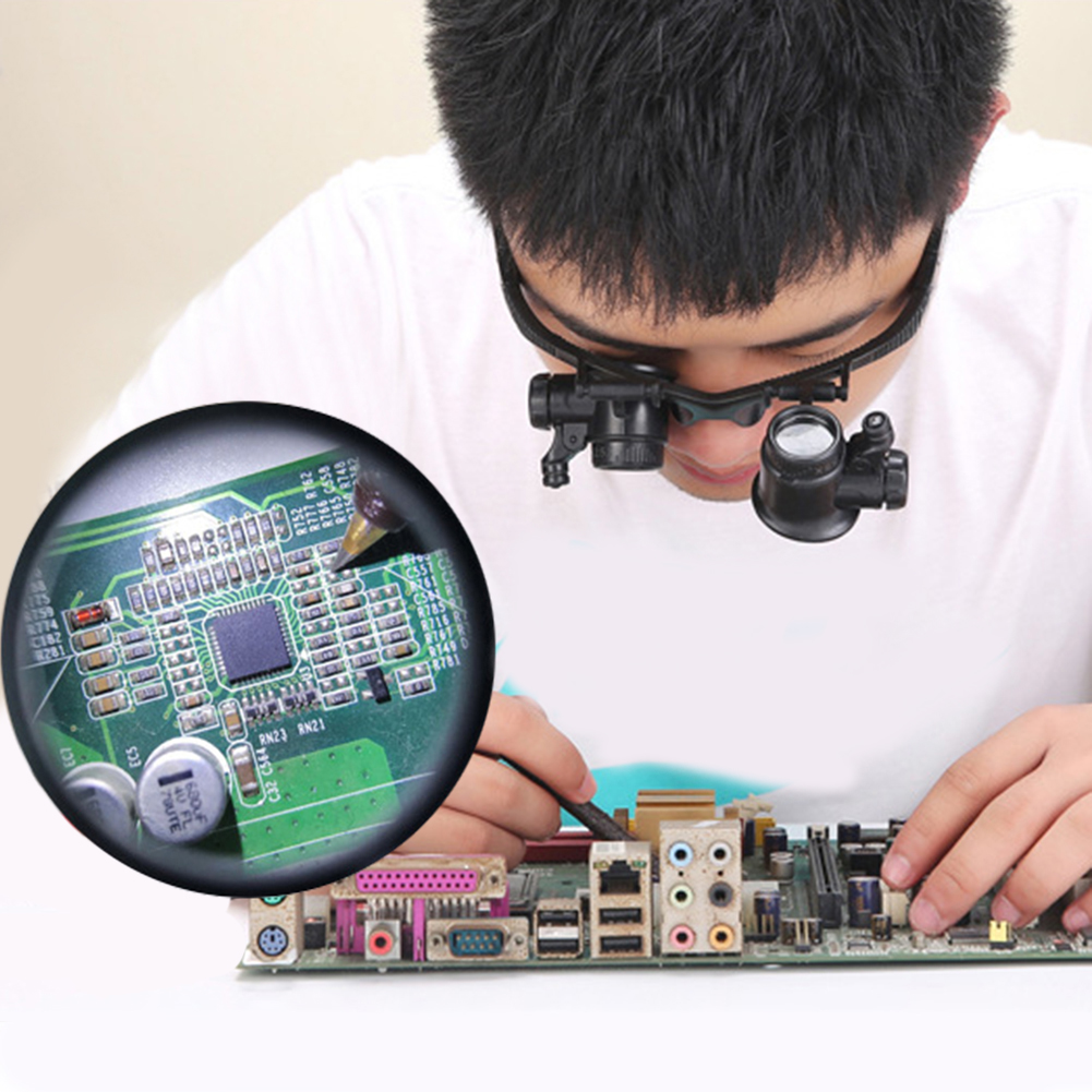 10-25X Head-Worn Magnifier wit - đánh giá và giá Jewelry Repair & Watches Photos