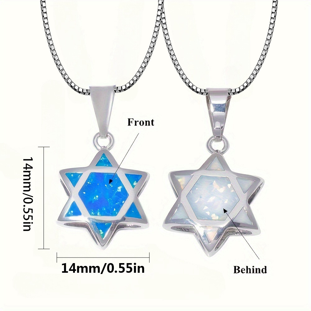 Star of David Opal Pendant Nec - đánh giá và giá Jewelry & Watches Company