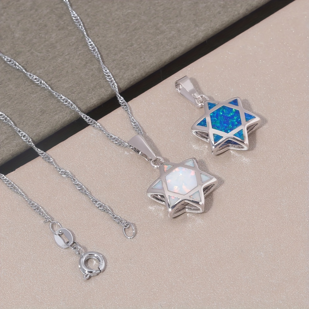 Star of David Opal Pendant Nec - đánh giá và giá Jewelry & Watches Company