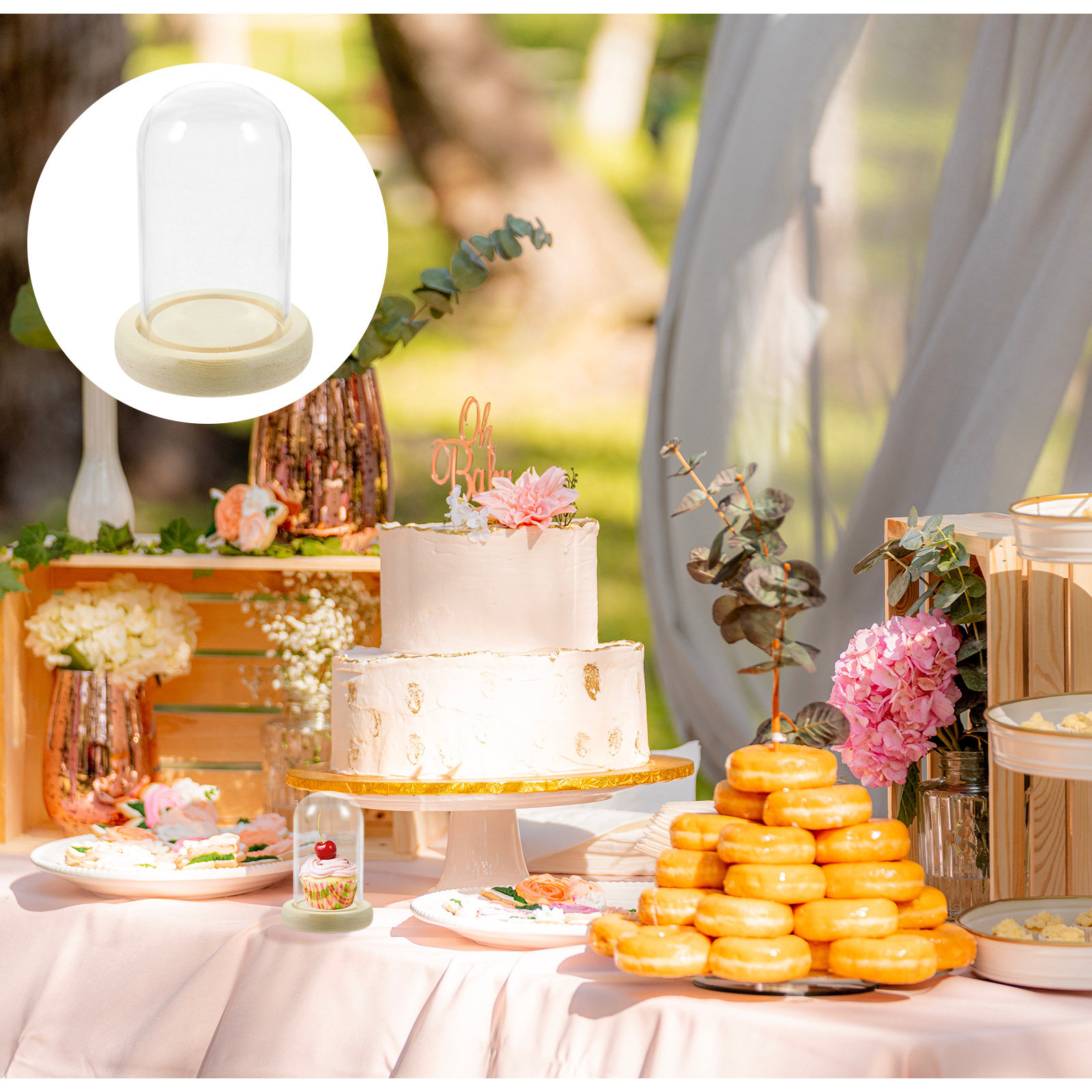 1Pcs Cake Glass Shade Dome Hig - đánh giá và giá High Jewelry Watches
